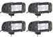 Китай 4xKML067S 4x ГАЛОГЕННА ТОЧКА СВІТЛОДІОДНА ПАНЕЛЬНА ЛАМПА 20W Off-Road 80W