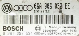 Volkswagen OE 06A906032EE 0261207534 BEZ IMMO przygotowany przez SDK Блок керування двигуном 06A906032EE 0261207534 БЕЗ IMMO