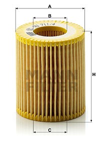 HU 711 4X MANN FILTER Фільтр мастил