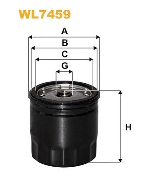 WL7459 WIX FILTERS Фільтр оливи