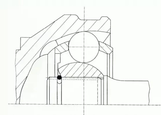 Spidan 22497 Шарнір півосі 22497 spidan audi a1 a3 8л