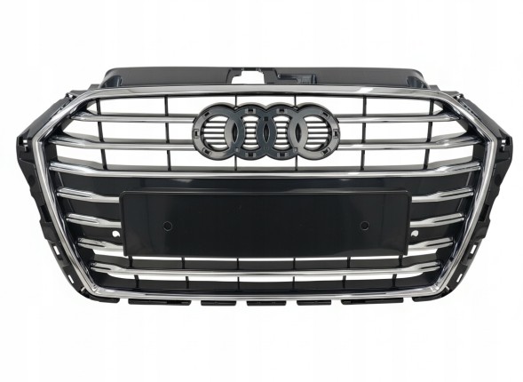PA 8V3853651AA РЕШІТКА-ОБМАНКА ГРИЛЬ AUDI A3 8V LIFT S-LINE PDC 2016 2017 2018 2019 2020 графітова