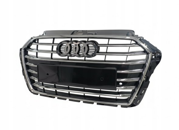 PA 8V3853651AA РЕШІТКА-ОБМАНКА ГРИЛЬ AUDI A3 8V LIFT S-LINE PDC 2016 2017 2018 2019 2020 графітова