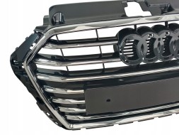 PA 8V3853651AA РЕШІТКА-ОБМАНКА ГРИЛЬ AUDI A3 8V LIFT S-LINE PDC 2016 2017 2018 2019 2020 графітова