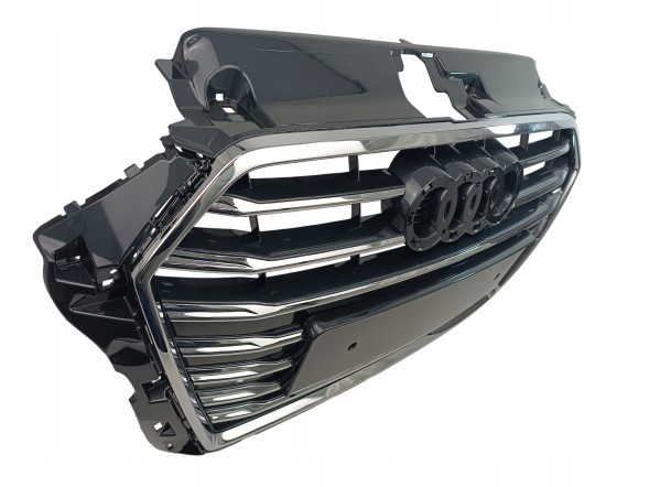 PA 8V3853651AA РЕШІТКА-ОБМАНКА ГРИЛЬ AUDI A3 8V LIFT S-LINE PDC 2016 2017 2018 2019 2020 графітова