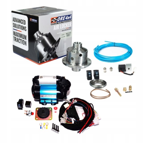 HF RD208+MA12 ПНЕВМАТИЧНЕ БЛОКУВАННЯ МОСТА RD208 SUZUKI VITARA JIMNY SAMURAI + КОМПРЕСОР
