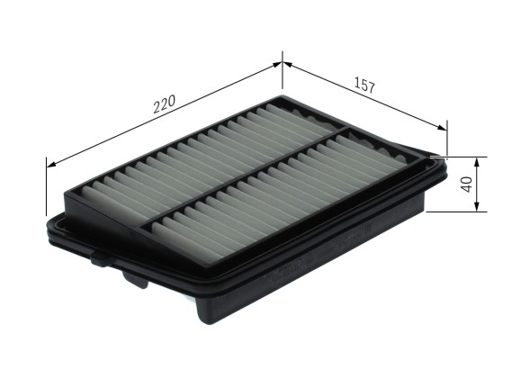 F026400649 BOSCH Фільтр повітряний