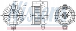 Nissens 87419 Nissens 87419 внутрішній вентилятор