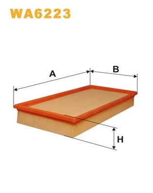 WA6223 WIX FILTERS Фільтр повітряний
