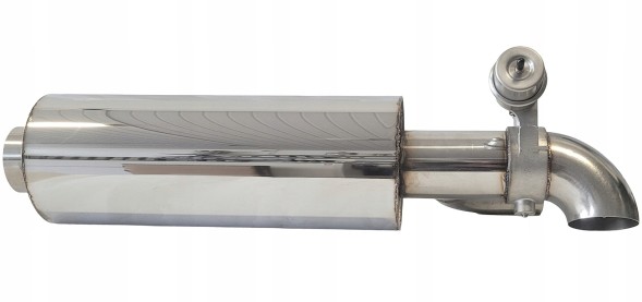 EPMAN MU-EMV004-76 Спортивний глушник з дросельною заслінкою з нержавіючої сталі 3" 76-76