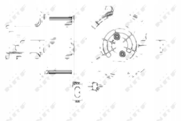 NRF 34154 Nrf 34154 повітродувка db w204 c-клас/w212 е-клас