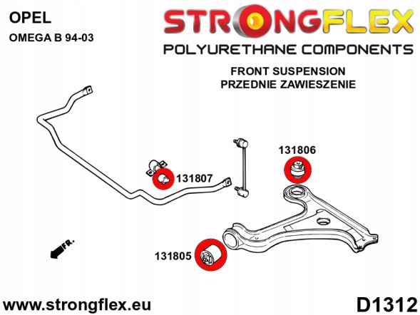 Strongflex 5902553578522 Комплект спортивної підвіски - Opel / Vauxhall Omega