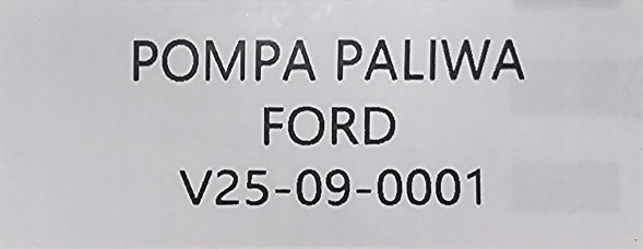 Vemo V25-09-0001 НОВИЙ ЕЛЕКТРОПАЛИВНИЙ НАСОС FORD FOCUS I / MONDEO III / TRANSIT