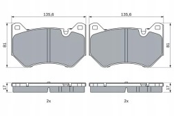 Bosch 0 986 424 966 Гальмівні колодки, комплект