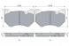 Bosch 0 986 424 966 Гальмівні колодки, комплект