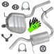 Polmostrów POL-L9M36Q7W0V5Q5M2 Комплект глушників volkswagen jetta 3 iii 05 - 08 1.6 fsi седан