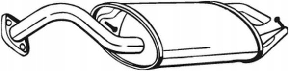 Bosal 228-073 Кінцевий глушник bos228-073 228-073