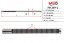 MSG FO207C Планка зубчаста рульової передачі Ford Fusion 02-12, Fiesta 02-09