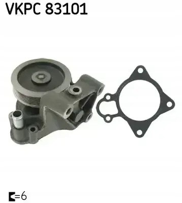 SKF VKPC 83101 Водяний насос vkpc 83101 skf citroen jumper автобус