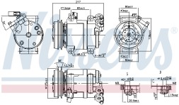 890064 NISSENS Компресор кондиціонера First Fit