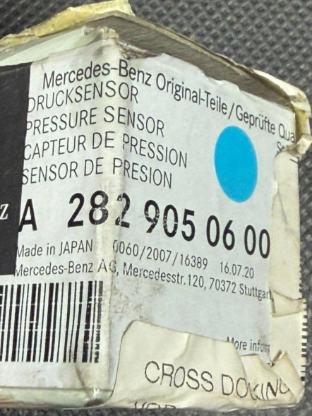 Mercedes-Benz OE НОВИЙ ДАТЧИК ТИСКУ ПАЛИВА MERCEDES KLASA A W177 A2829050600