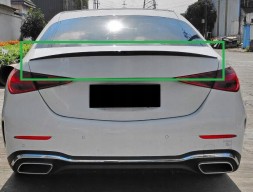 Automaniac ASWMB153+S004050 СПОЙЛЕР, ЗАДНИЙ ДОБРЕ ПІЗНІЙ, MERCEDES C-КЛАС W206 AMG СЕДАН, ГЛЯНЦЕВИЙ ЧОРНИЙ