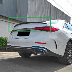 Automaniac ASWMB153+S004050 СПОЙЛЕР, ЗАДНИЙ ДОБРЕ ПІЗНІЙ, MERCEDES C-КЛАС W206 AMG СЕДАН, ГЛЯНЦЕВИЙ ЧОРНИЙ