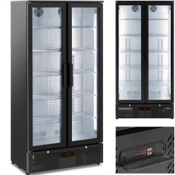 Китай WEW-SC-HP-1017905 Холодильник барний Royal Catering 2-дверний 458 л 295 Вт HoReCa