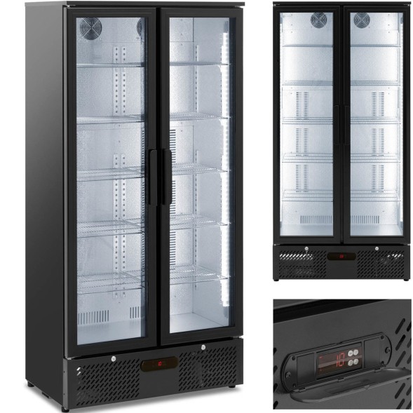 Китай WEW-SC-HP-1017905 Холодильник барний Royal Catering 2-дверний 458 л 295 Вт HoReCa