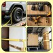 AD BRAKE B0GGYTS9GB Рейки E TRACK для кріплення вантажу, сталь, 450 кг, комплект 2 шт., сталеві