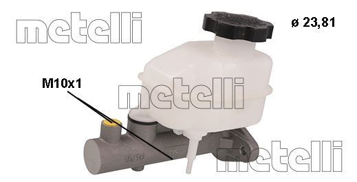 05 0824 METELLI Циліндр гідравлічний гальмівний