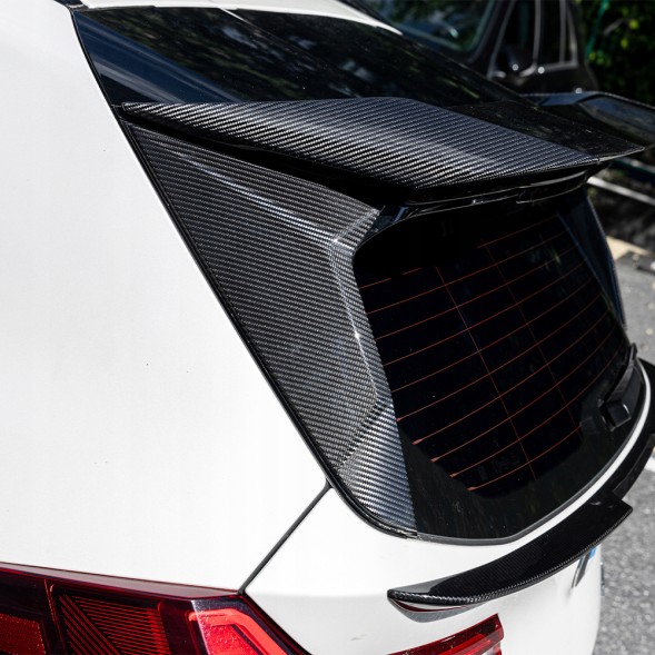 Китай T-538 Карбонові Сплітери Заднього Скла BMW X3 G45, стиль SQ (Dry-Carbon)
