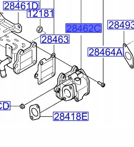 OEM Клапан EGR для KIA SPORTAGE 2010-2022 284622F000