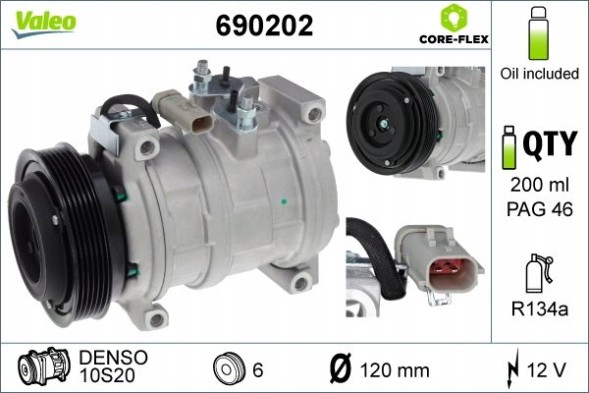 Valeo 690202 Спрезер кондиціонера новий - valeo 690202