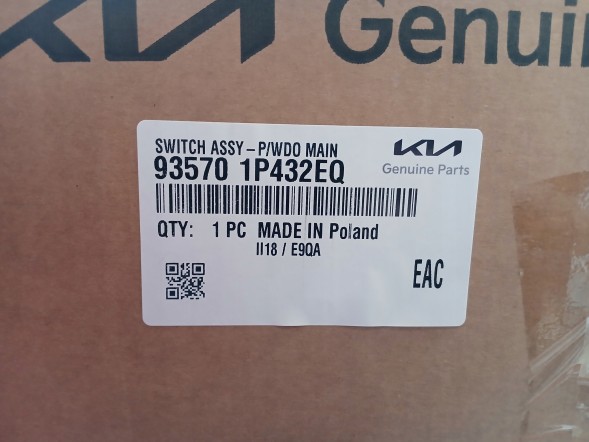 Kia OE 935701P432EQ Перемикач вікон з ручкою Kia Venga 2010-2019