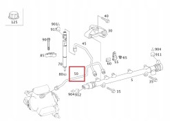 Mercedes-Benz OE A646070003305 Mercedes om646 шнур для впорскування палива високого тиску oe