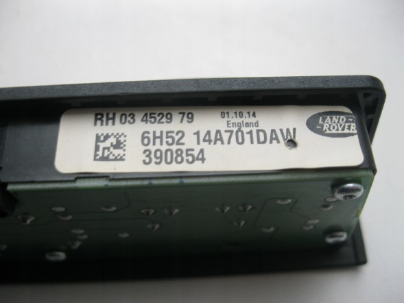 Land Rover OE 6H52-14A701-DAW ПЕРЕМИКАЧ РЕГУЛЮВАННЯ ПРАВОГО СИДІННЯ FREELANDER II L359 Дилерський центр