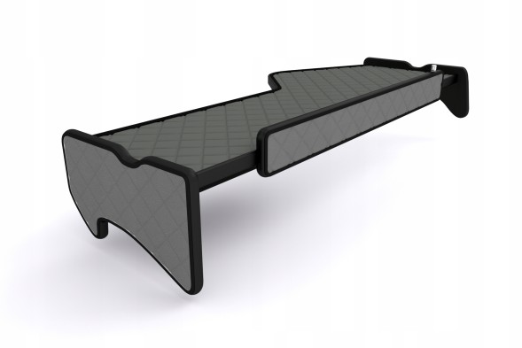 F-CORE 5904193024759 Полка TIR RENAULT MAGNUM MILLENIUM 02-07 екошкіра