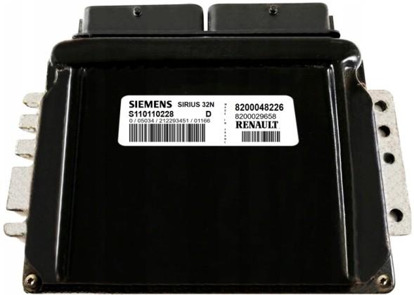 Siemens S110110228D 8200048226 8200029658 Sirius 32N 8200029342A S108502610C КОМП'ЮТЕР IMMO SET MEGANE I SCENIC I 16V S110110228D