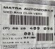 Renault OE 6025409096 RENAULT OE ORG OE ЕЛЕМЕНТ ПРИЛАДОВОЇ ПАНЕЛІ ПІД ВІДСІКОМ ДЛЯ ЗБЕРІГАННЯ ПАСАЖИРА AVANTIME ESPACE 3