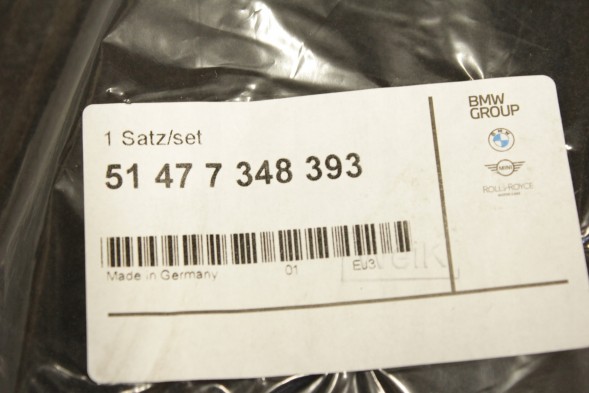 BMW OE 7348393 51477348393 OE КИЛИМКИ ВЕЛЮРОВІ KORALLROT ПЕРЕДНІ + ЗАДНІ BMW E84 X1