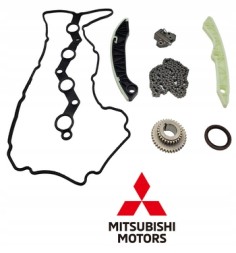 Mitsubishi OE GENUINE| ROZRZĄD 1140A073, MN183891, MN183900, KOMPLET 7 CZĘŚCI ORYGINAŁ MITSUBISHI ASX LANCER OUTLANDER 1.8 / 2.0 / 2.4 КОМПЛЕКТ ГРМ 7 ЕЛЕМЕНТІВ ОРИГІНАЛ