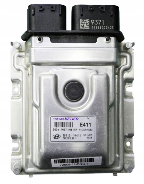 Hyundai OE 9001190371 KB 3911504411 КОНТРОЛЕР ДВИГУНА HYUNDAI I10 1.0 9001190371KB 39115-04411 + ПРОГРАМУВАННЯ