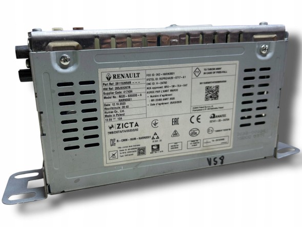 Dacia OE Дачія Сандеро III РАДІО NAVI 281152856R