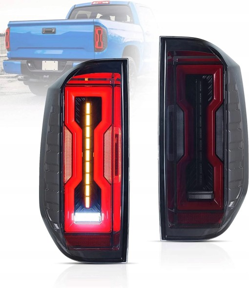VLAND 81P591-3 mhm Задні ліхтарі повний комплект Full Led Тюнінг Чорні Європа Toyota Tundra II 2 xk50 2013-21