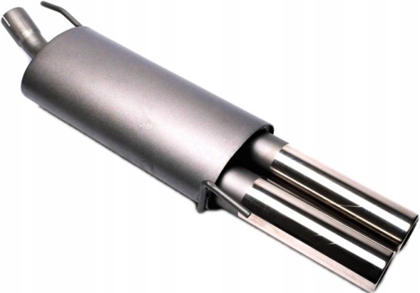 TA-Technix EVOG3E276_2 Спортивний глушник вихлопу 2x76мм TA TECHNIX для VW GOLF III Cabriolet (1E7)