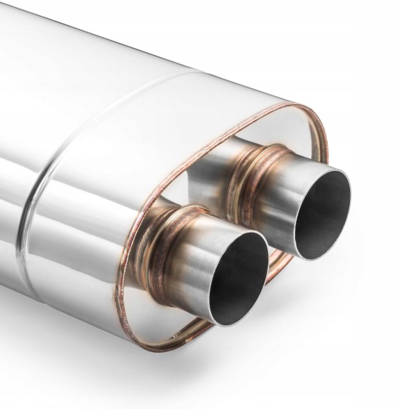 RM Motors E010/60/450 Глушник еліптичний Е010 довжина 450мм, без перевантаження, впускний 60мм