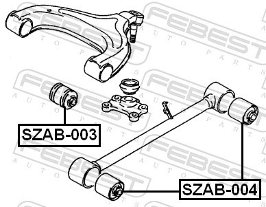 SZAB 004 FEBEST Сайлентблок