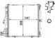 Mahle CR 782 000P Охолоджувач води cr 782 000p mahle porsche 911 ві