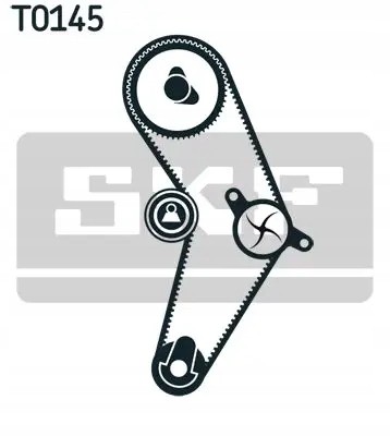 SKF VKMC 02206-2 Комплект грм + водяний насос vkmc 02206-2 skf